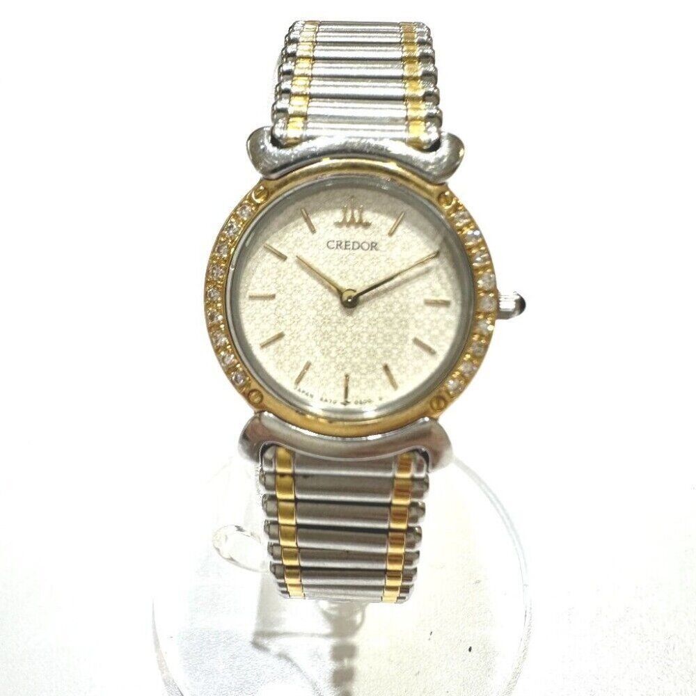 SEIKO Diamond Bezel CREDOR CREDOR watch Wristwatch
